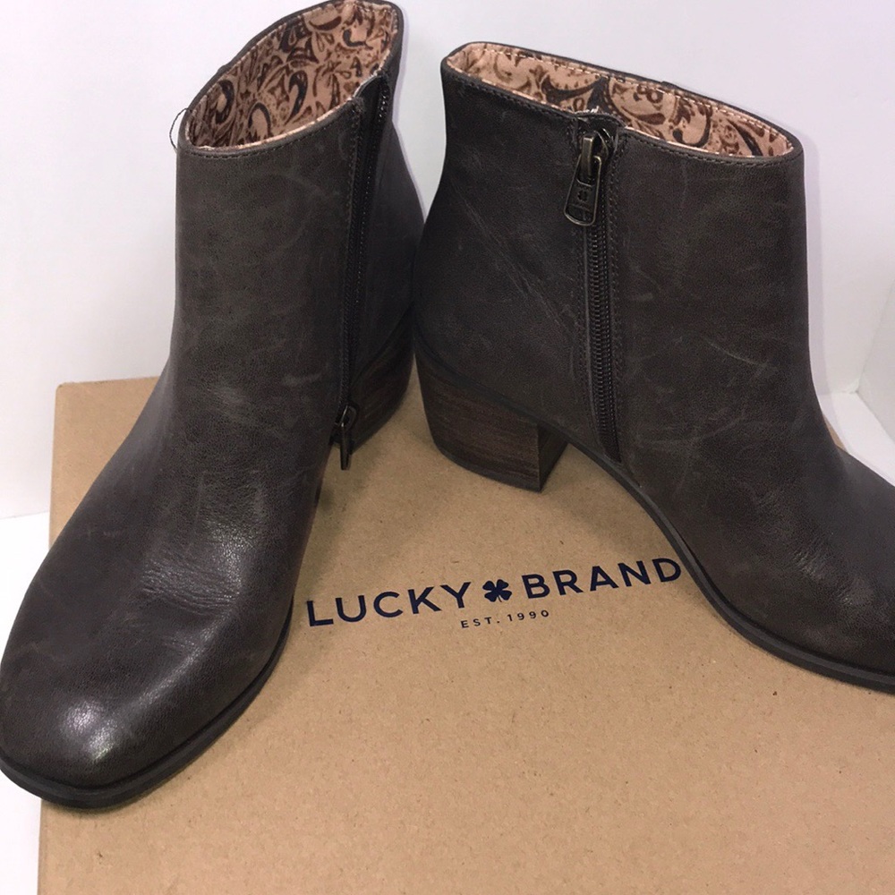 Lucky Brand leather booties